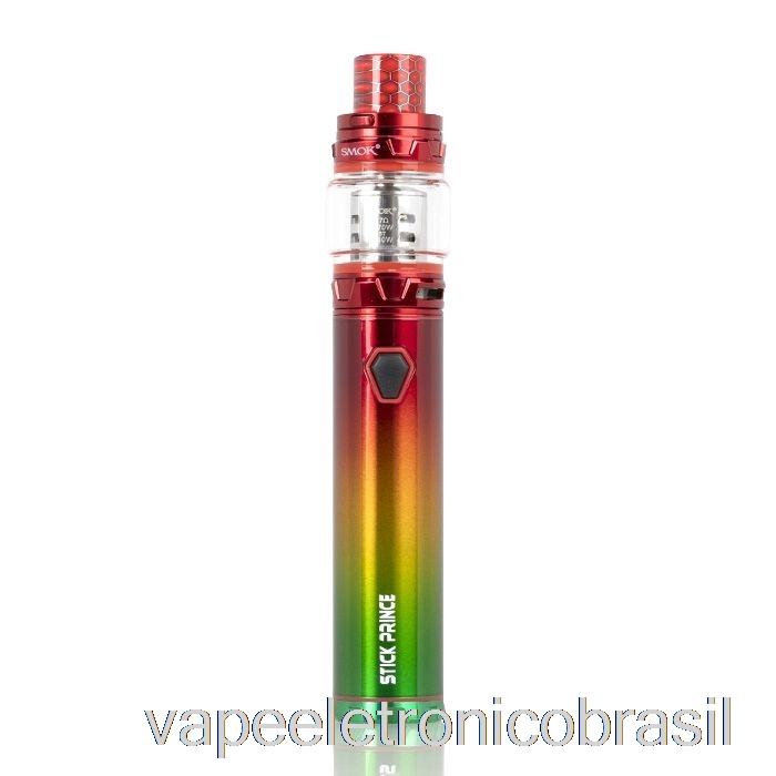 Vape Eletrônico Smok Stick Prince Kit - Caneta Estilo Tfv12 Prince Red Rasta